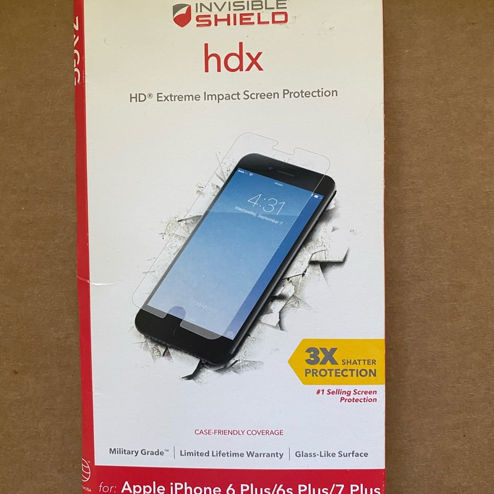 2 Screen Protectors for iPhone 6/6s/7/8 Plus